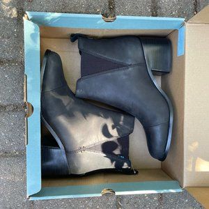 Tom's Black Leather Esme Boot